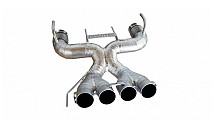 POWER OPTIMIZED EXHAUST SYSTEM RACE, COMPLETE HEAT-PROTECTED